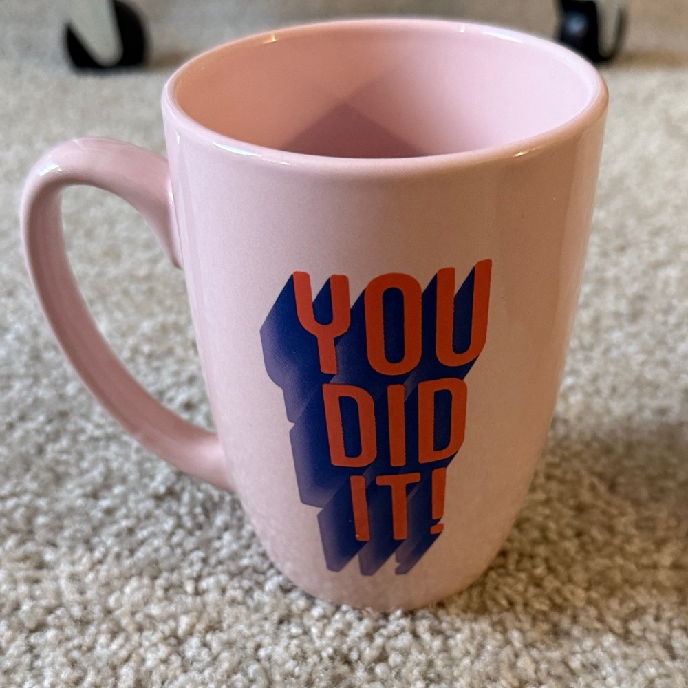 Pink Motivational Mug